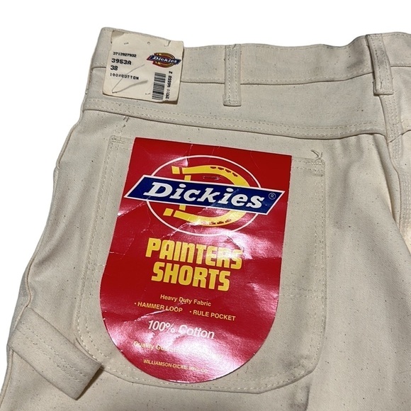 DICKIES Men Painters Shorts Beige Color Size 38 - Picture 6 of 11